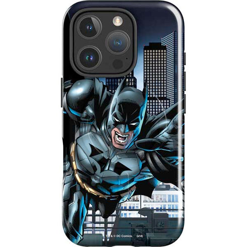 DC Comics Batman Dark Knight Comic Art Action Pose iPhone 16 Pro Magsafe Impact Case